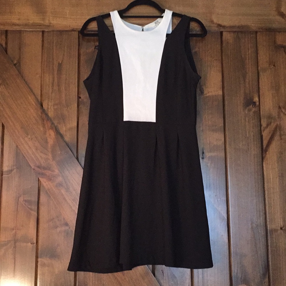 Fun black and white tank dress